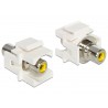 ADAPTADOR RCA KEYSTONE H-H AMARILLO