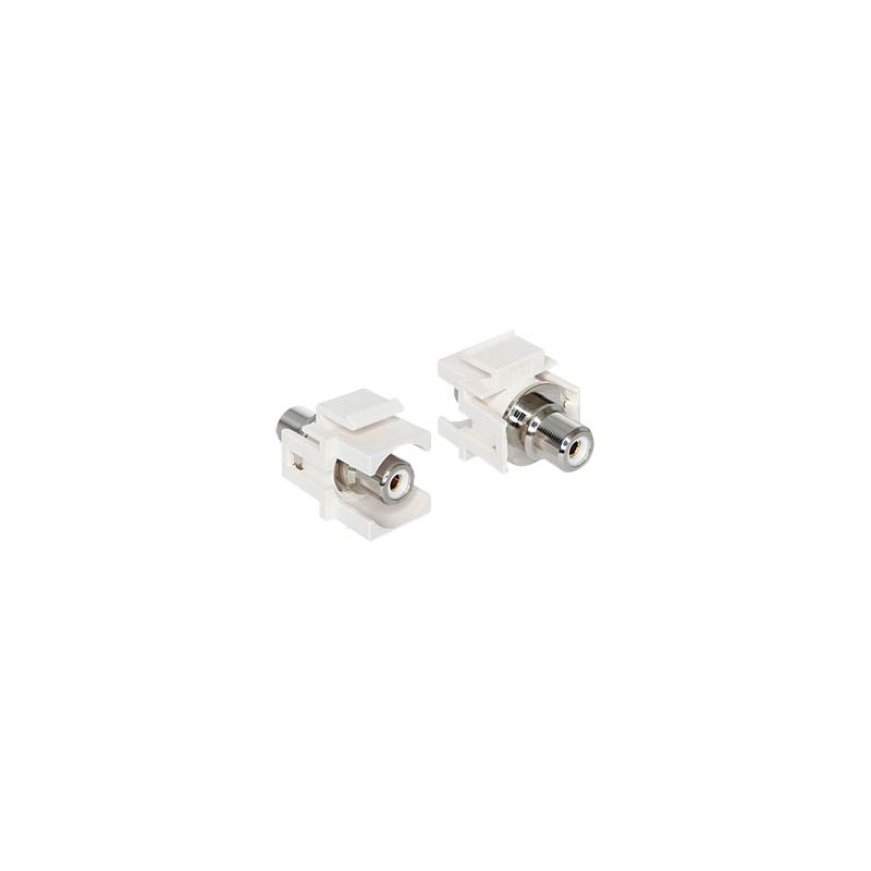 ADAPTADOR RCA KEYSTONE H-H BLANCO