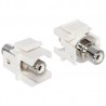 ADAPTADOR RCA KEYSTONE H-H BLANCO