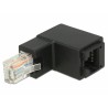 ADAPTADOR RJ45 M RJ45 H UTP CAT6 CODO 90