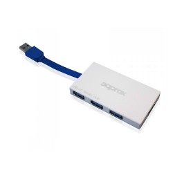 HUB USB 4 PUERTOS V.3.0 BLANCO