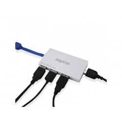 HUB USB 4 PUERTOS V.3.0 BLANCO