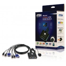 KVM 2X1 VGA USB COMBO CABLE