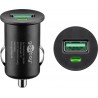 ALIMENTADOR MECHERO USB 3A QC3.0 RAPIDO