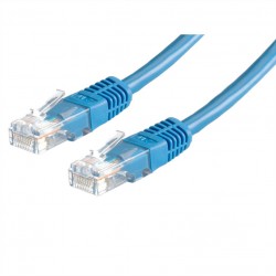 CABLE UTP CAT6 RJ45 M-M 5M AZUL