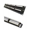 PANEL 19" 48 PUERTOS 2U CAT6 UTP RJ45 NE