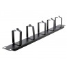PASAHILOS 19" 1Ux5 GANCHOS METALICO 5cmN