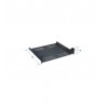 BANDEJA 19" 1U FRONTAL FONDO 280mm NEGRA