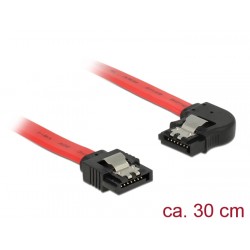 CABLE SATA 6Gb M-M CODO CLIP SEGUR 0,3MR