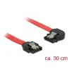 CABLE SATA 6Gb M-M CODO CLIP SEGUR 0,3MR
