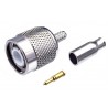 CONECTOR TNC MACHO RG174 CRIMPAR