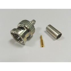 CONECTOR BNC MACHO FLEX5 CRIMPAR