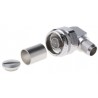 CONECTOR N MACHO LMR400 RG8 CODO CRIMPAR