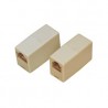 ADAPTADOR TELEFONICO RJ11 6/4 H-H MARFIL
