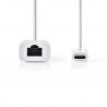 ADAPTADOR USB C M-RJ45 H BLANCO 20cm