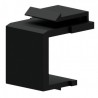 TAPA CIEGA PARA HUECO KEYSTONE NEGRO