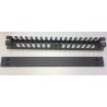 PASAHILOS 19" CON TAPA 4 TETONES 1U 7cm