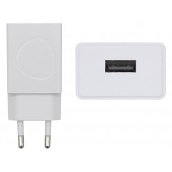 ALIMENTADOR 220V 1xUSB 2A BLANCO 10W