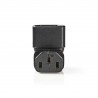 ADAPTADOR C13-C14 CODO 90º NEGRO AR-AB