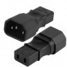 ADAPTADOR C14 MACHO-C9 HEMBRA RECTO
