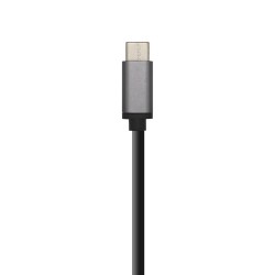 ADAPTADOR HUB USB C M-4xUSB 3.0 H GRIS