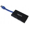 HUB USB 4 PUERTOS V.3.0 NEGRO