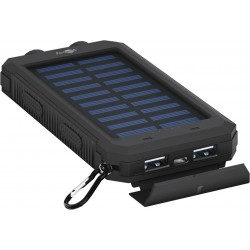 POWERBANK 8.000 mAh+CARGA SOLAR+LINTERNA