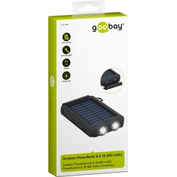 POWERBANK 8.000 mAh+CARGA SOLAR+LINTERNA