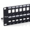 PANEL 19" 48P 2U RJ45 VACIO+ GUIA CABLE