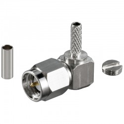 CONECTOR SMA MACHO RG174 LMR100 CODO