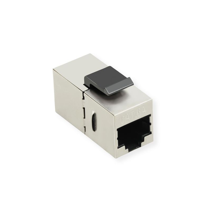 DOBLE HEMBRA RJ45 FTP CAT6A PANEL KEYSTO