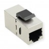 DOBLE HEMBRA RJ45 FTP CAT6A PANEL KEYSTO