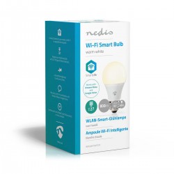 LAMPARA LED WIFI BLANCA E27 9W 800lm