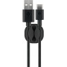 4U/ ORGANIZADOR SUJETA 3 CABLES ADHESIVO