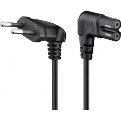 CABLE ALIMENTACION RED-FORMA 8 1M CODO N