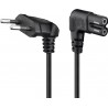 CABLE ALIMENTACION RED-FORMA 8 1M CODO N
