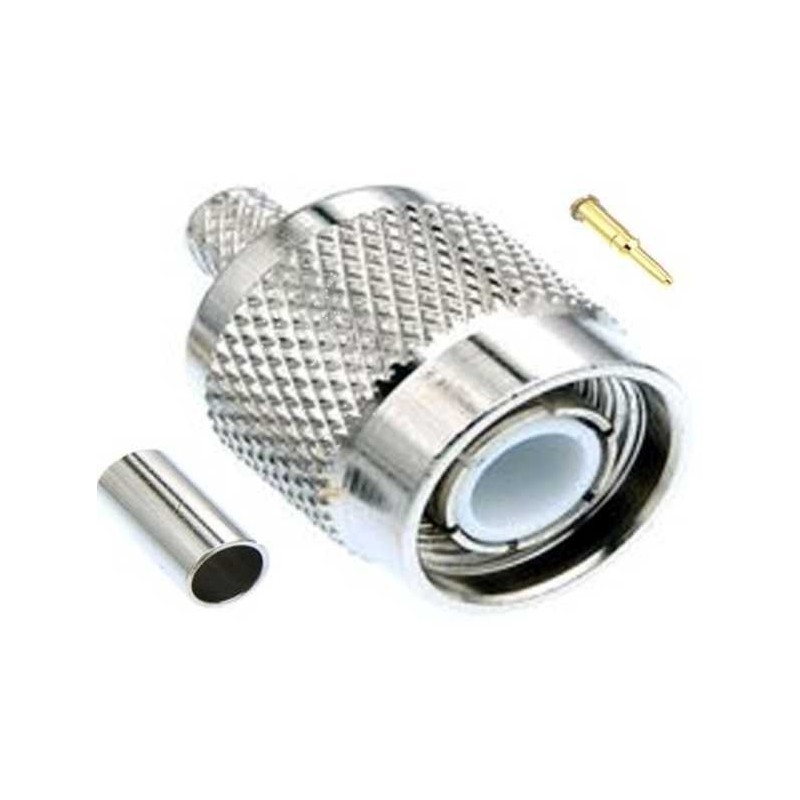 CONECTOR TNC MACHO RG59 CRIMPAR