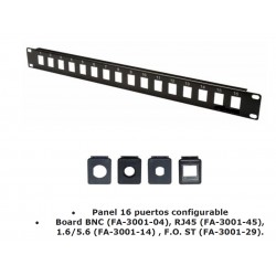 PANEL 19" VACIO PARA 16 TAPETAS