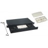 BANDEJA 19" 1U 24xSC DUPLEX-24 LC CUADRU