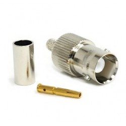 CONECTOR BNC HEMBRA RG59 CRIMPAR