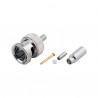 CONECTOR BNC MACHO FLEX2 CRIMPAR