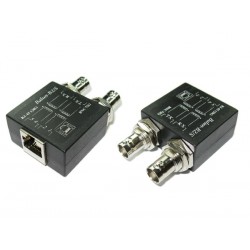 BALUN 2xBNC H-RJ45H FTP PANEL (G703)