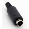 CONECTOR MINIDIN 4P M AEREO PLASTICO
