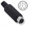 CONECTOR MINIDIN 8P M AEREO PLASTICO