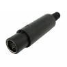 CONECTOR MINIDIN 4P H AEREO PLASTICO