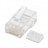 CONECTOR RJ45 MACHO UTP CAT6 GUIA SUELTA