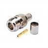 CONECTOR N HEMBRA RG214 CRIMPAR