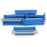 CONECTOR SUB-D 37 HEMBRA CABLE PLANO AZ