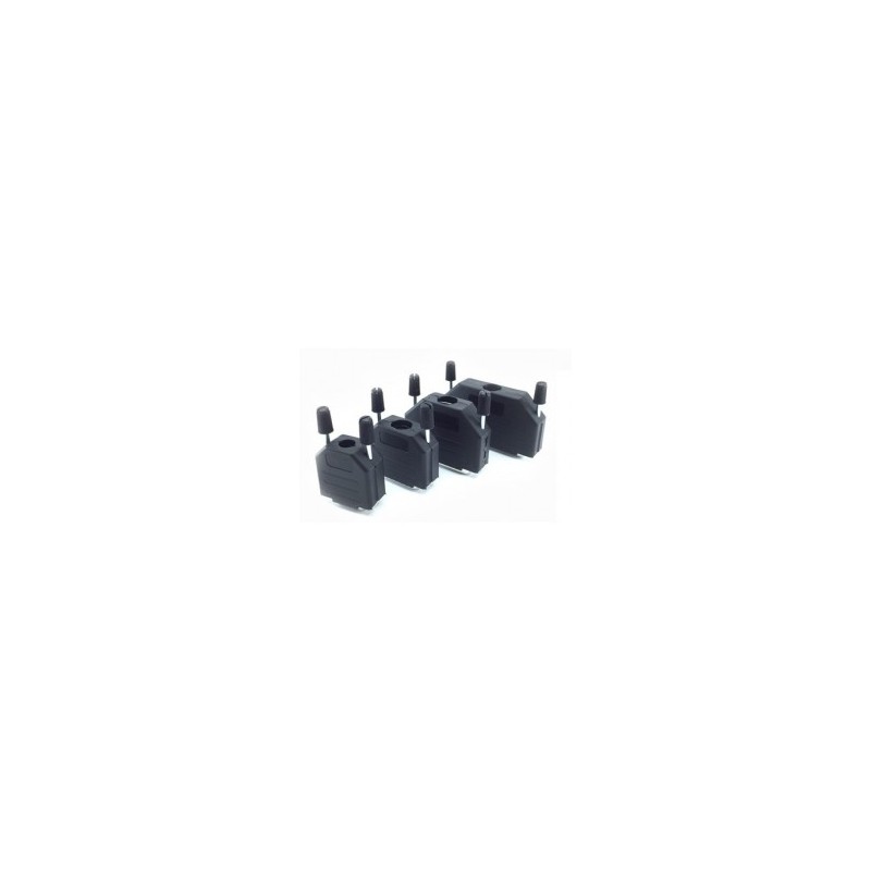 CARCASA DB9 LIBRO PLASTICO NEGRO