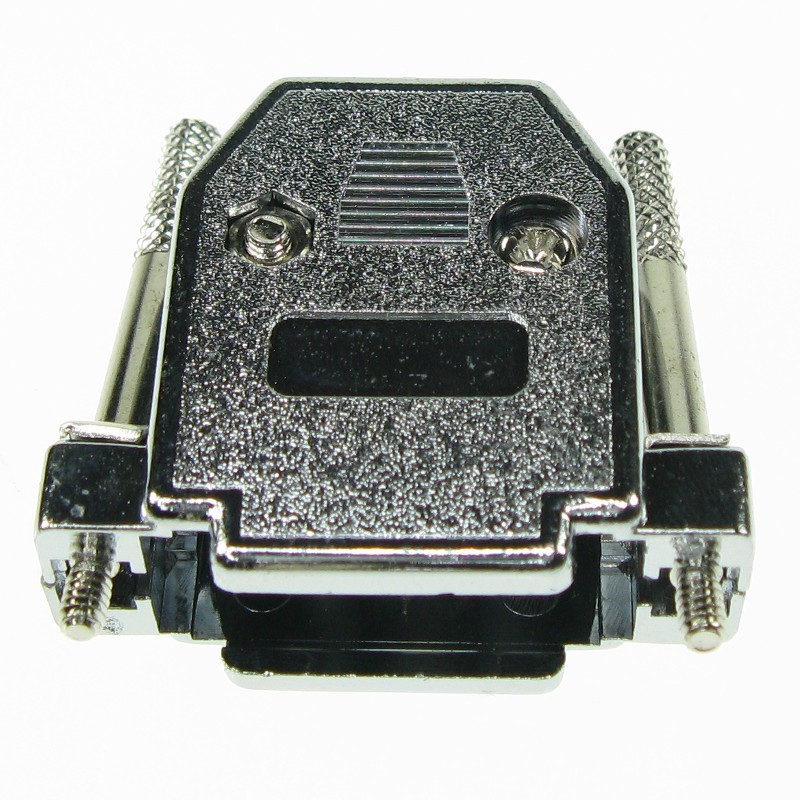 CARCASA DB15 PLASTICO NEGRO TORNILLO LAR